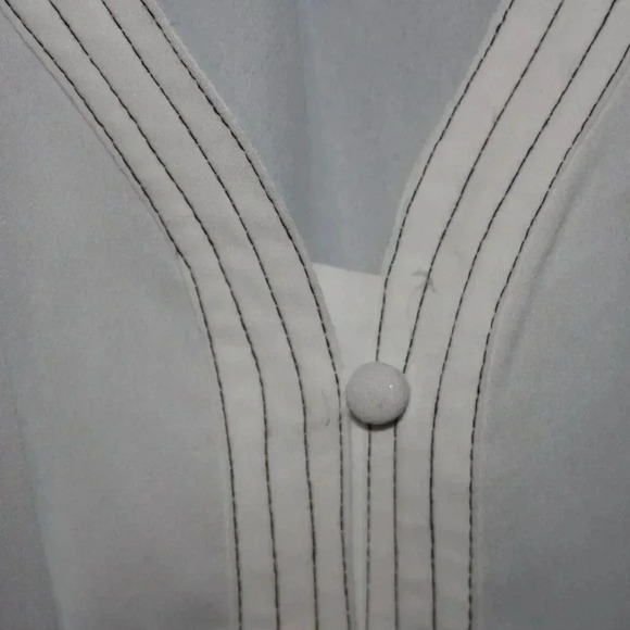Vince Camuto Sleeveless White Button Up Front Top 2X NWOT - Picture 14 of 16